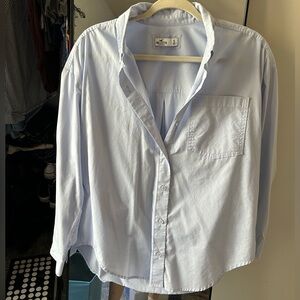 Hollister Light Blue Button Up Womens